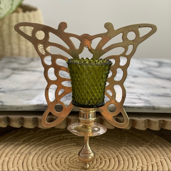 ✨Vintage Brass Butterfly Wall Sconce✨ - Picture 4 of 5